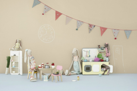 Maileg, Girlanda Pink Maileg, Girlanda Pink